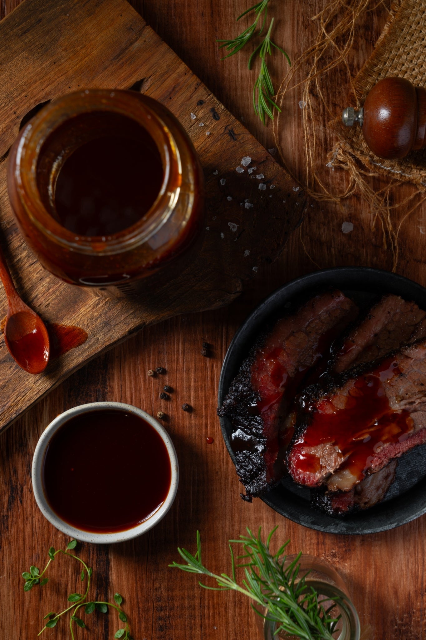 德州煙燻牛頰肉(附醬)250g