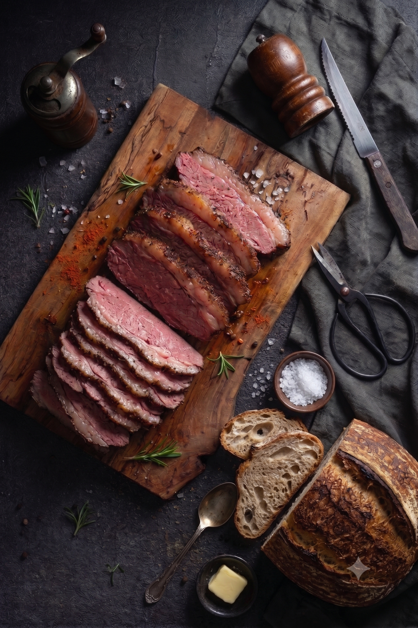 煙燻猶太紅牛pastrami 250g|美國牛|牛前胸肉|附醬